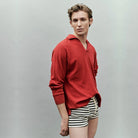 Hemen Biarritz Boxer Albar in Breton Stripe Marine