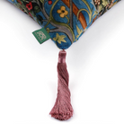 House of Hackney Love Is Enough Velvet Cushion in Celestial Blue