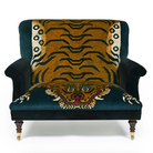 House of Hackney Saber Velvet Bloomsbury Loveseat - Midnight