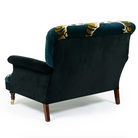 House of Hackney Saber Velvet Bloomsbury Loveseat - Midnight
