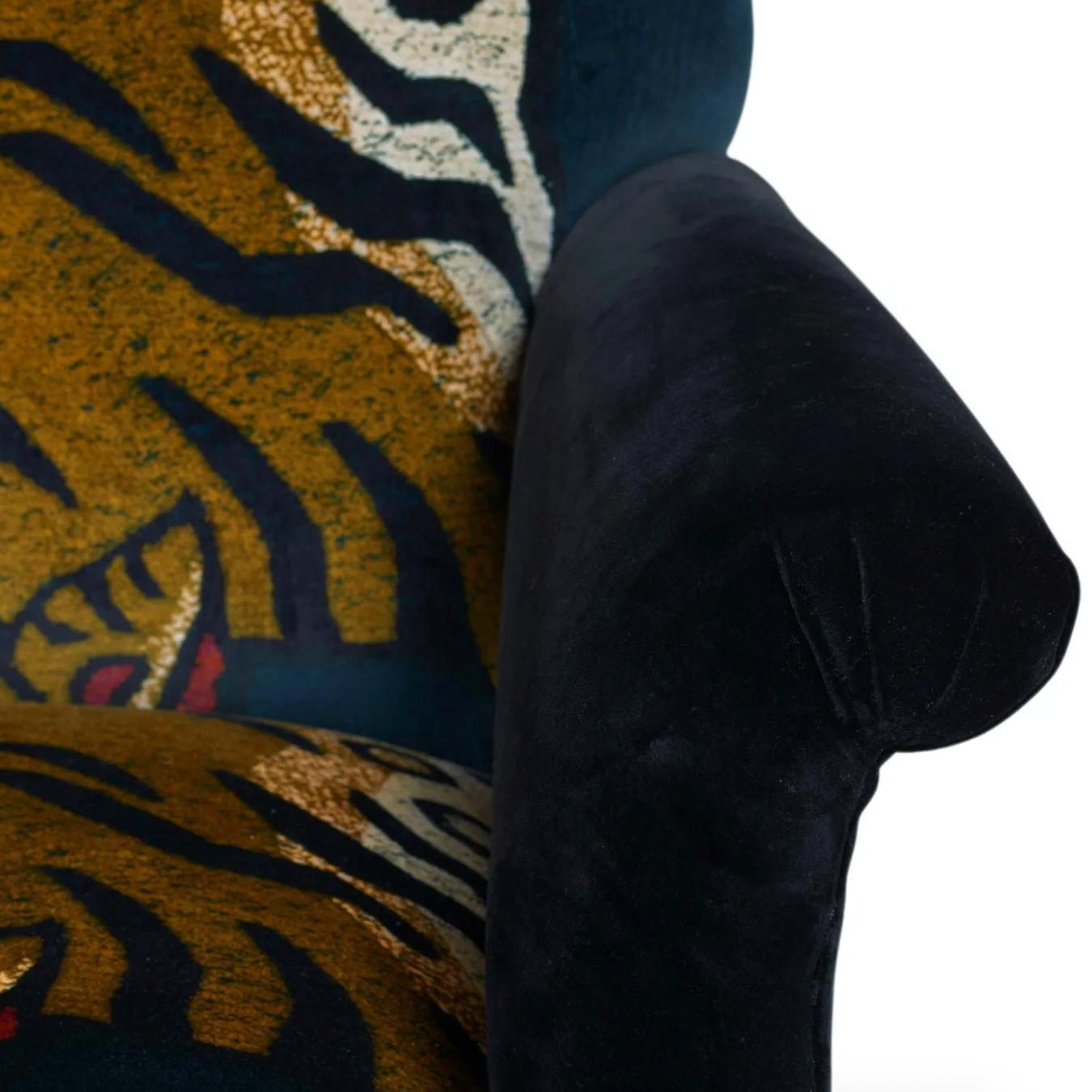 House of Hackney Saber Velvet Bloomsbury Loveseat - Midnight