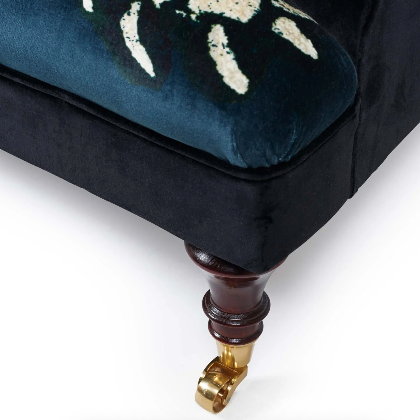 House of Hackney Saber Velvet Bloomsbury Loveseat - Midnight