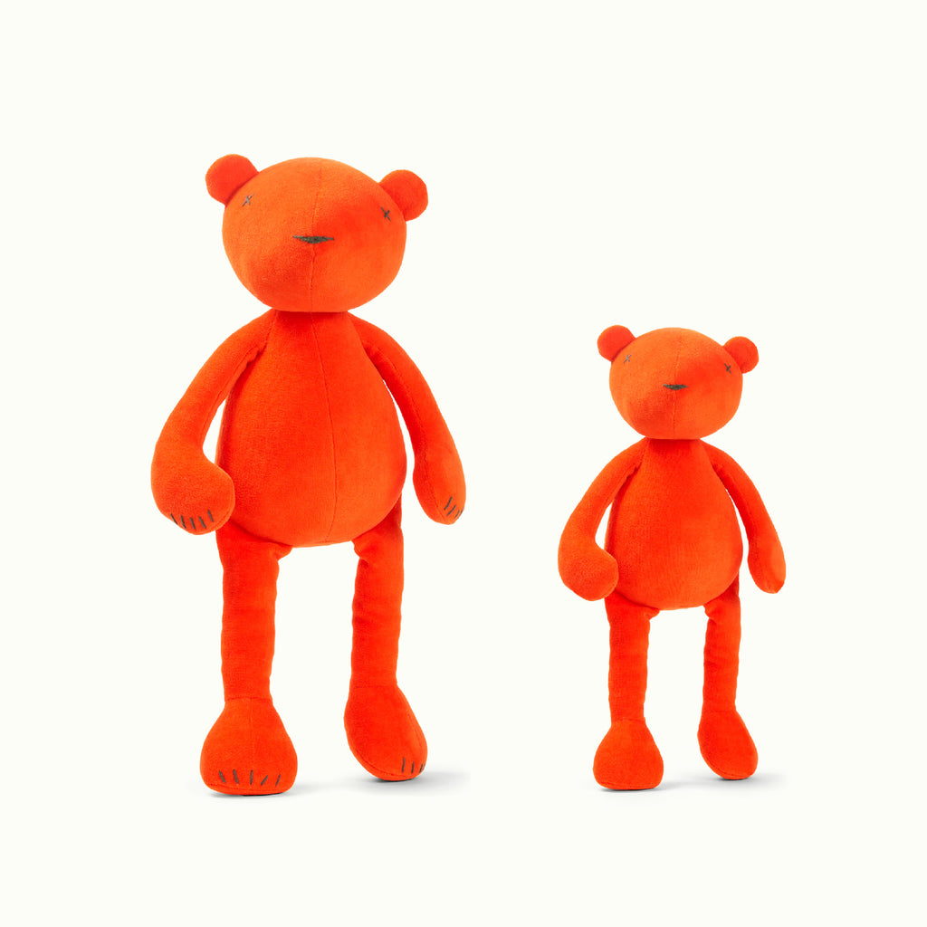 Jermaine The Teddy Bear (Large and small) Orange 