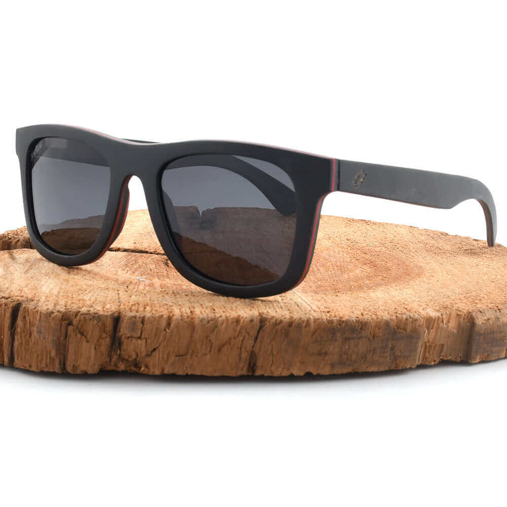Joplins Marley Unisex Wooden Sunglasses