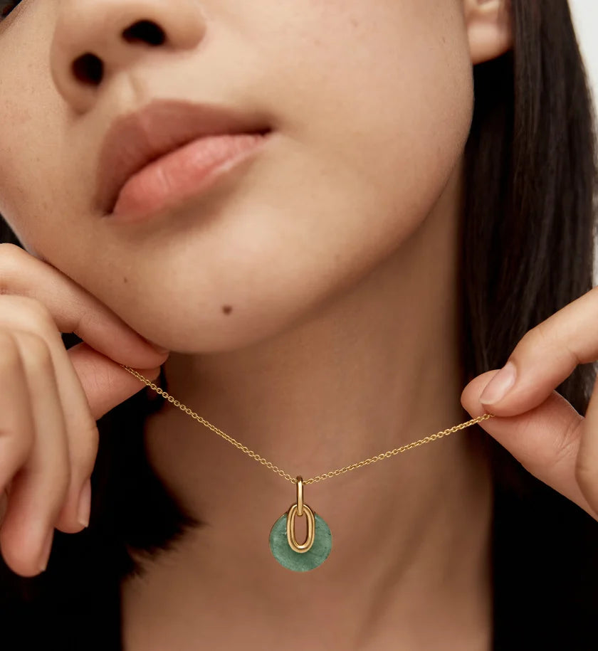Kate Young For Monica Vinader Gemstone Pendant