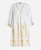 Kori Feather Classic Short Cabana Dress