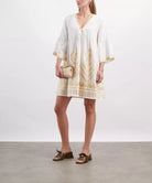 Kori Feather Classic Short Cabana Dress