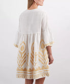 Kori Feather Classic Short Cabana Dress