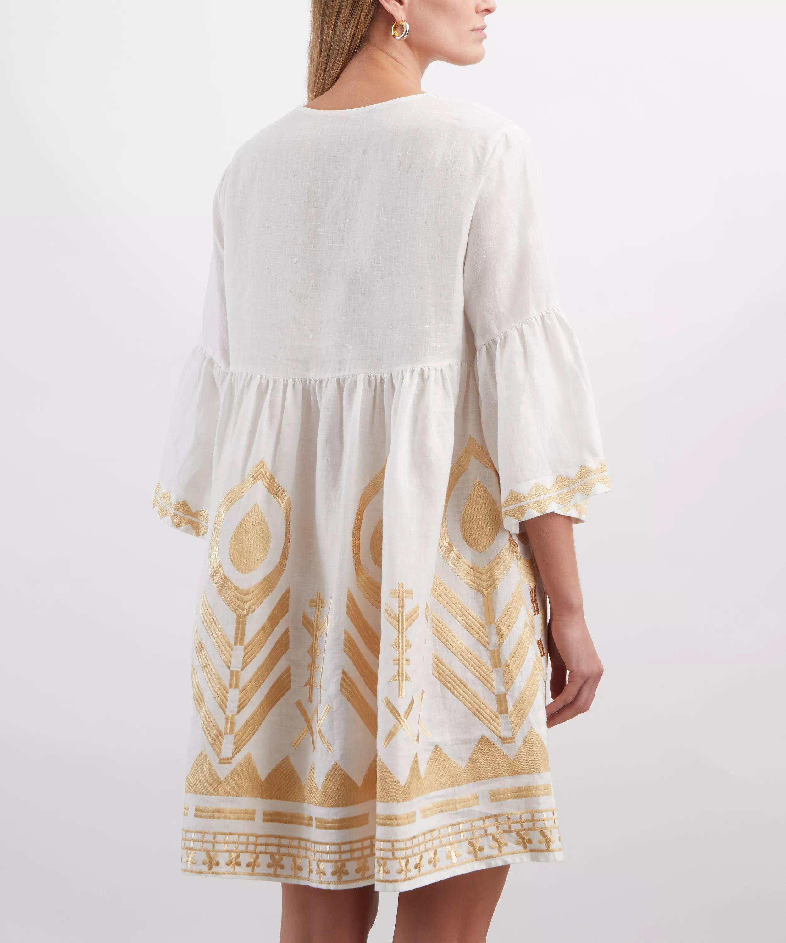 Kori Feather Classic Short Cabana Dress