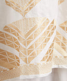 Kori Pyramids Linen Embroidered Blouse