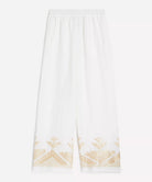 Kori Pyramids Linen Embroidered Trousers