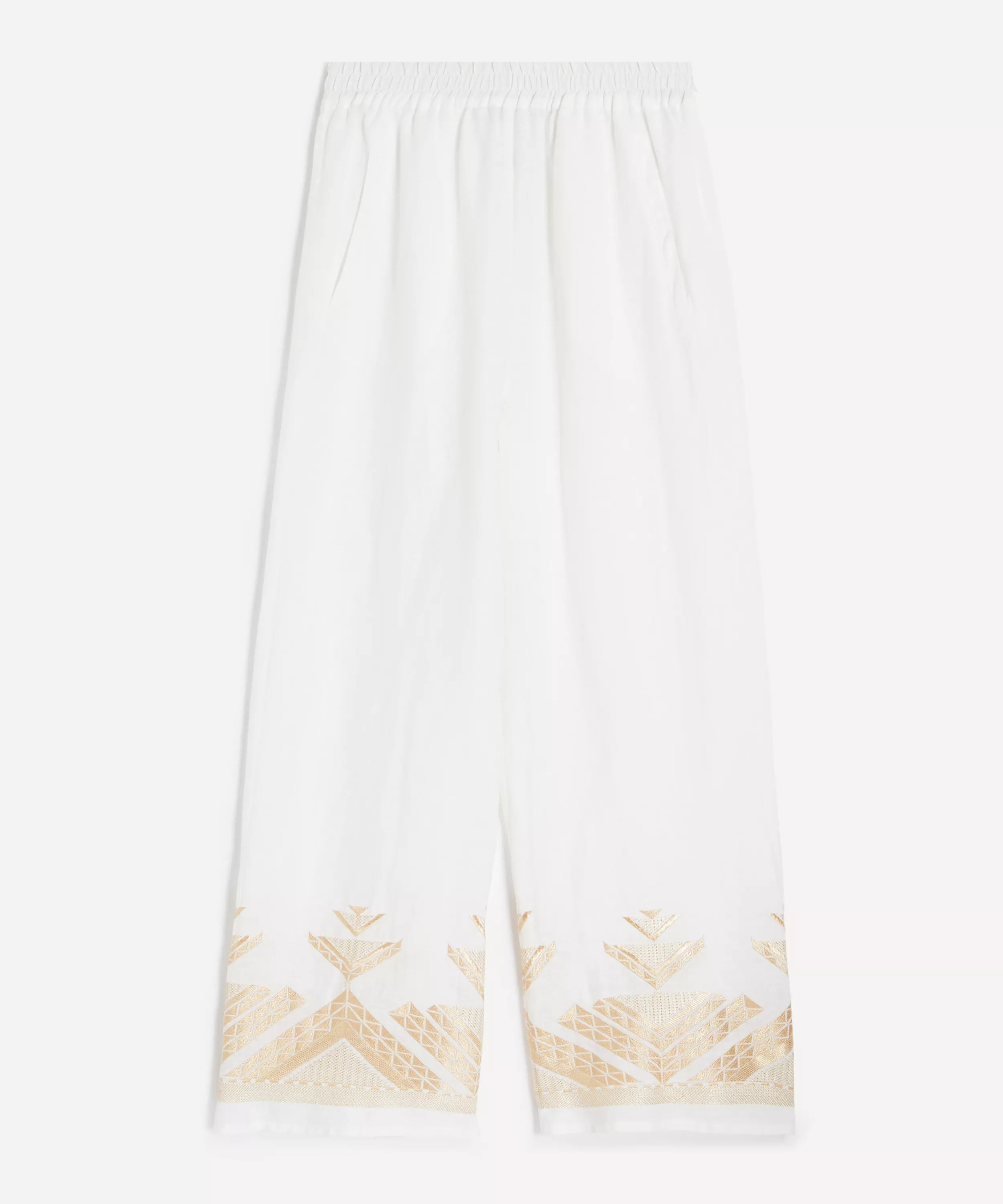 Kori Pyramids Linen Embroidered Trousers