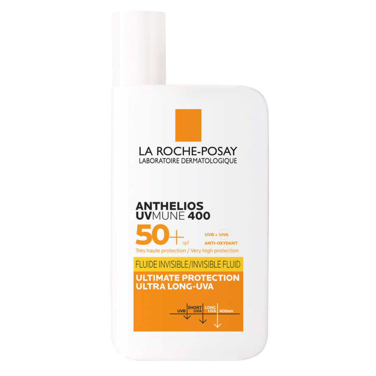 La Roche-Posay Anthelios UVMune 400 Invisible Fluid Spf50+ Sun Cream For Sensitive Skin 50ml