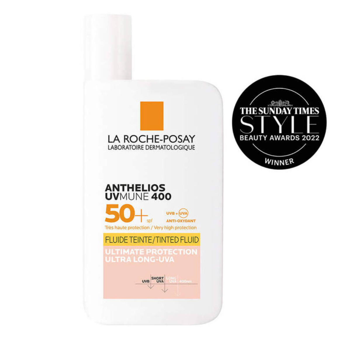 La Roche Posay Anthelios Uvmune 400 Invisible Tinted Fluid Spf50+ Sun Cream 50ml