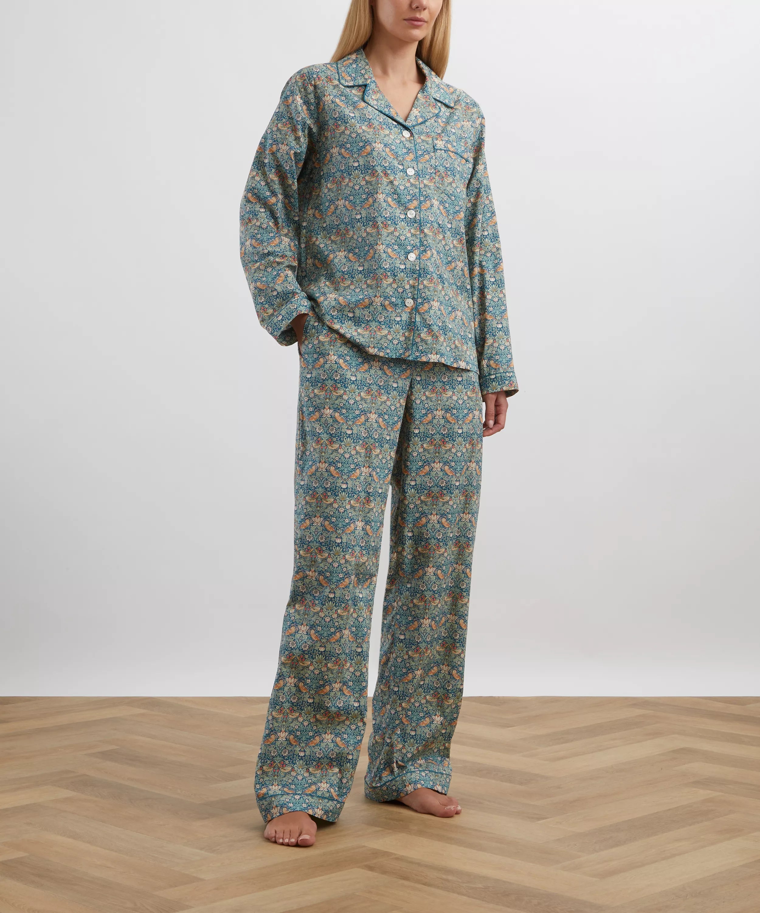 Liberty Strawberry Thief Lawn Cotton Pyjama Set
