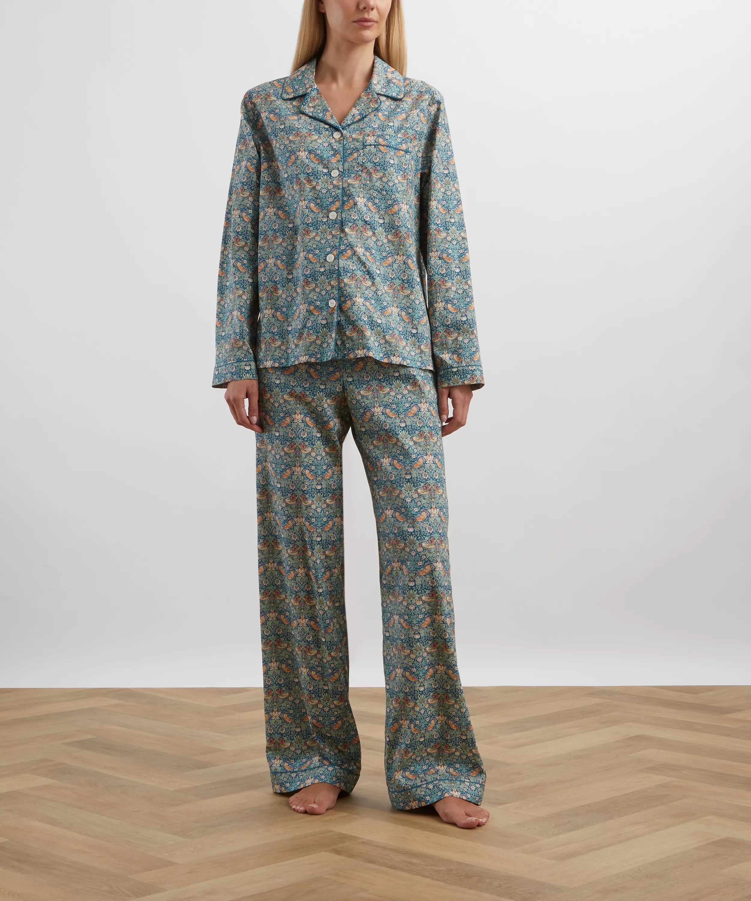 Liberty Strawberry Thief Lawn Cotton Pyjama Set
