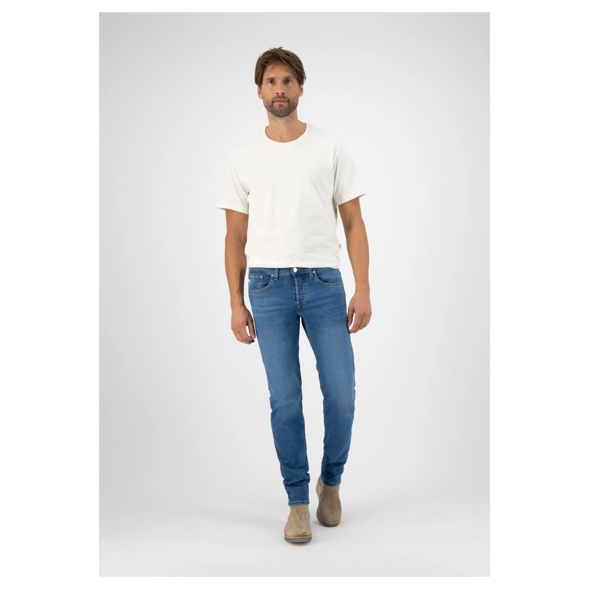 MUD Jeans Regular Dunn Stretch-Pure Blue