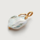 Monica Vinader Gold Vermeil Keshi Pearl Pendant Charm