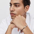 Monica Vinader Linear Cord Men's Friendship Bracelet