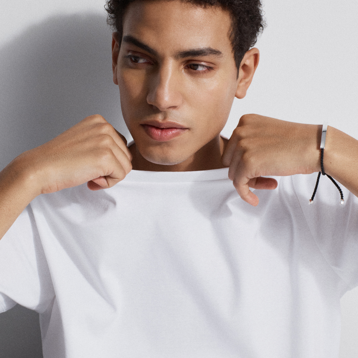 Monica Vinader Linear Cord Men's Friendship Bracelet