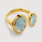 Monica Vinader Odyssey Gemstone Open Ring