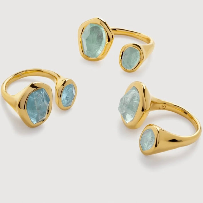 Monica Vinader Odyssey Gemstone Open Ring