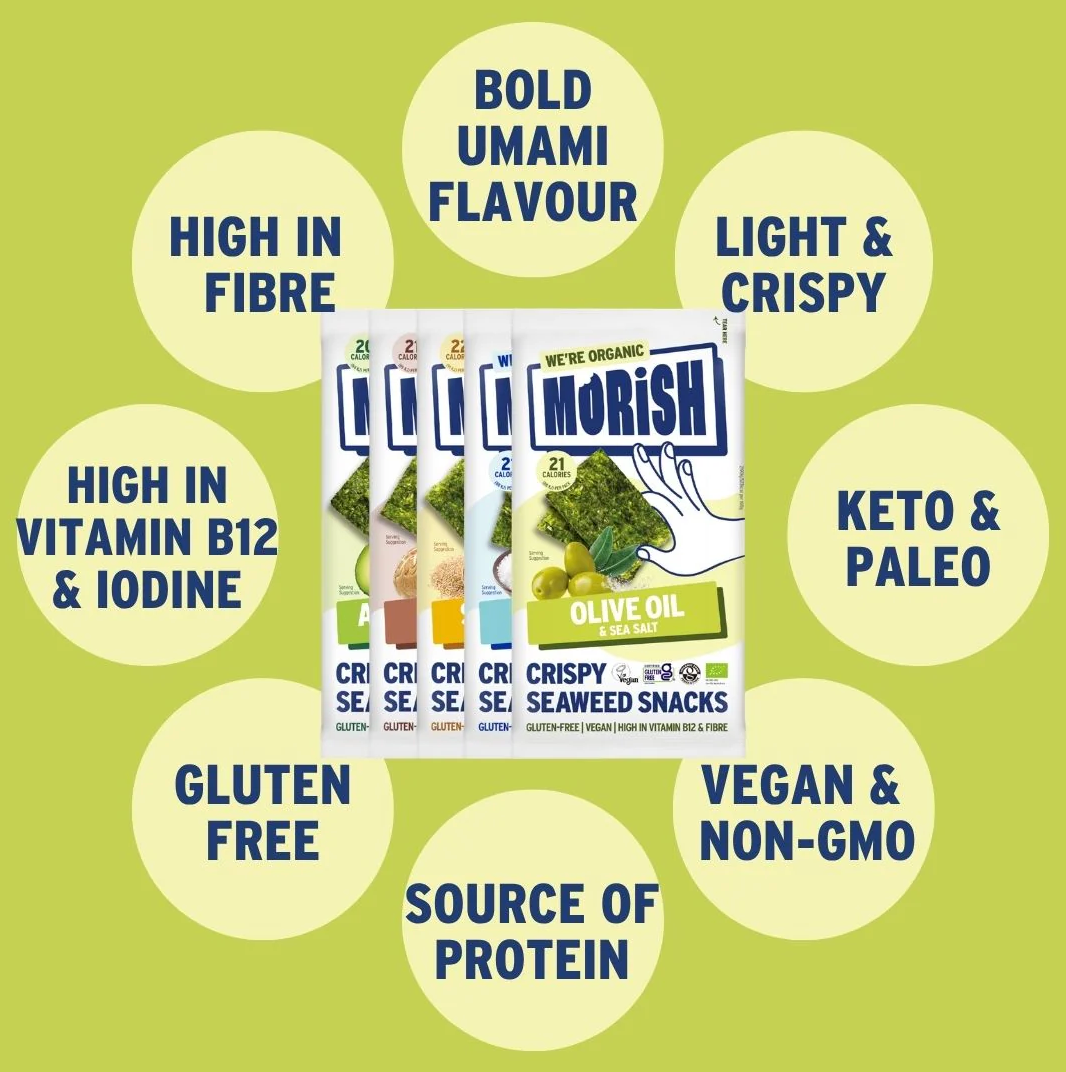 Morish Snacks Mixed Seaweed Snack Bundle