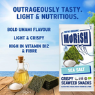 Morish Snacks Organic Sea Salt Seaweed Snacks