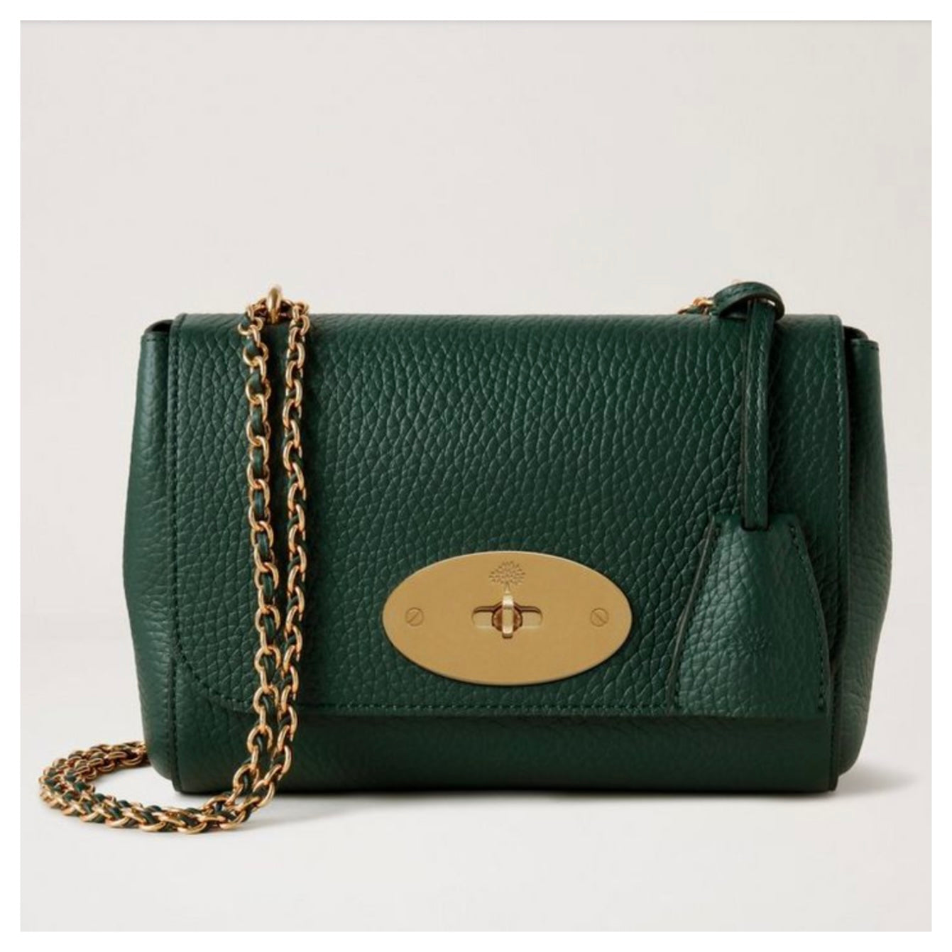 Mulberry Lily Bag Carbon Neutral Green Heavy Grain