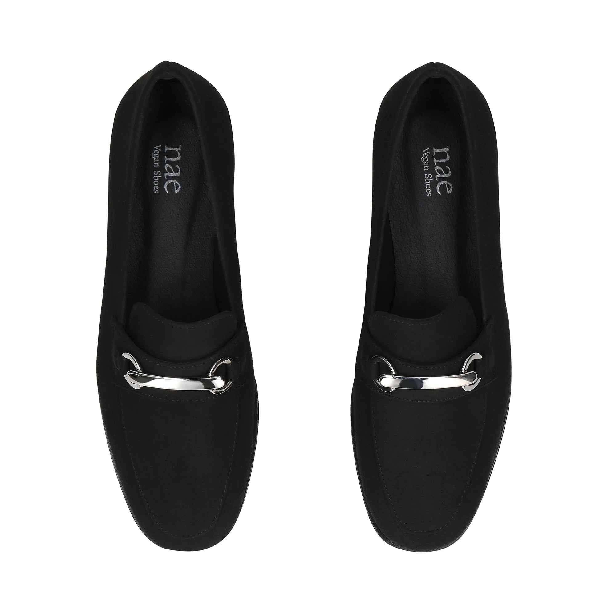 NAE Vegan Anne Black Womens Vegan Loafer