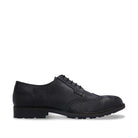 NAE Vegan Gael Black Derby Shoes