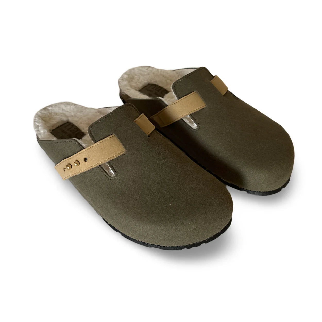 NAE Vegan Levu Green Clogs