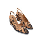 Nae Vegan Lilou Brown High Heel Slingback