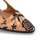 Nae Vegan Lilou Brown High Heel Slingback