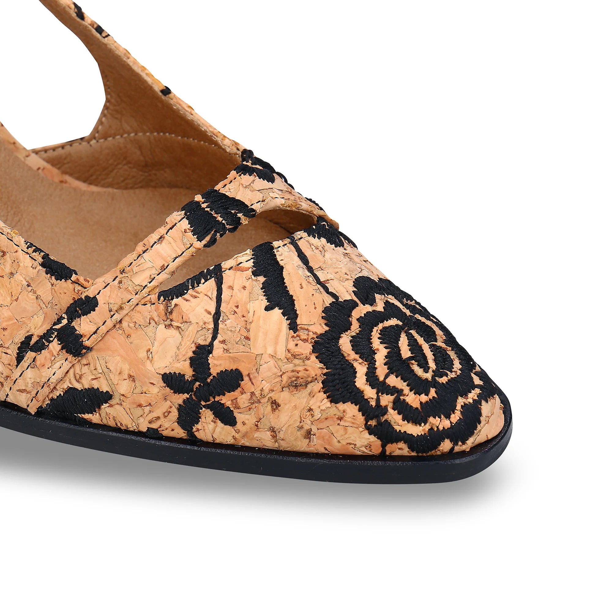 Nae Vegan Lilou Brown High Heel Slingback