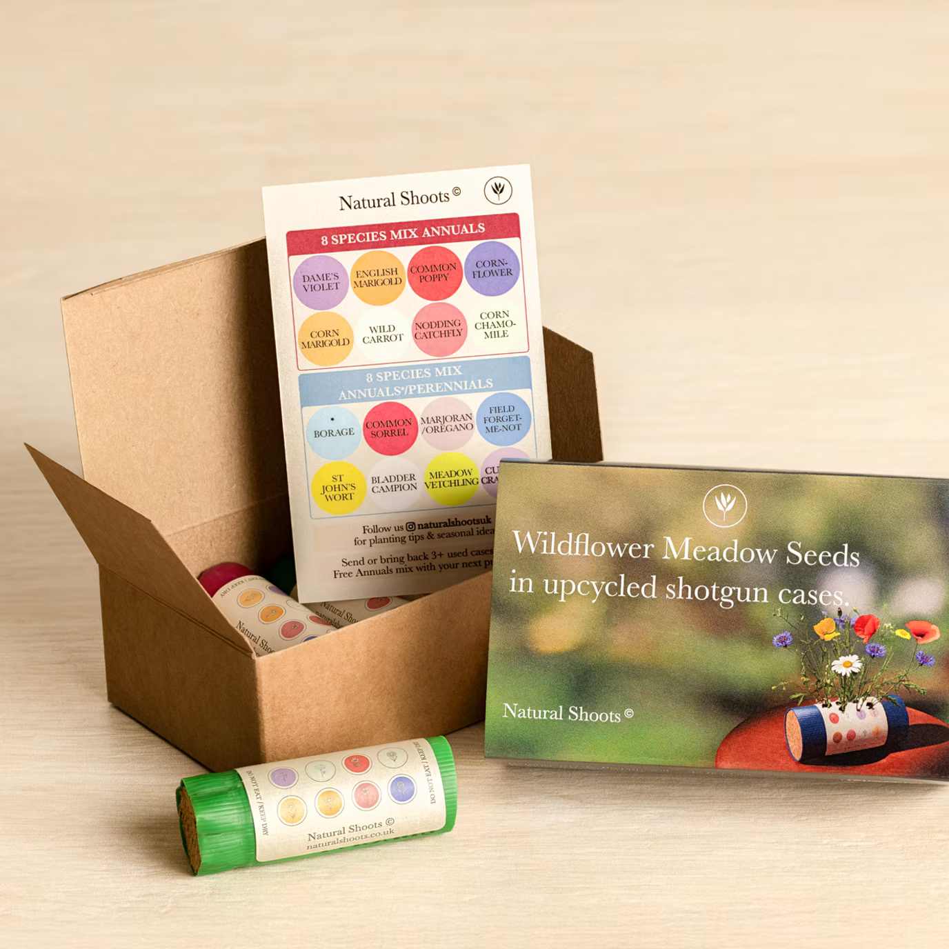 Natural Shoots Gift Box - 8 Annual Species