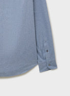 Neem Recycled Denim Indigo Cut Away Shirt