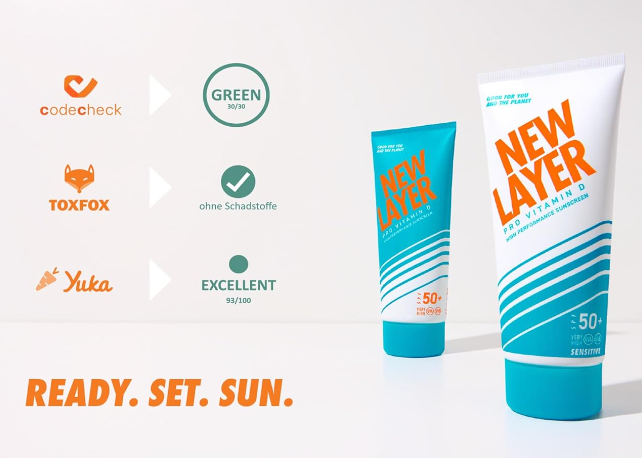 New Layer Sunscreen SPF50+ Pro Vitamin D