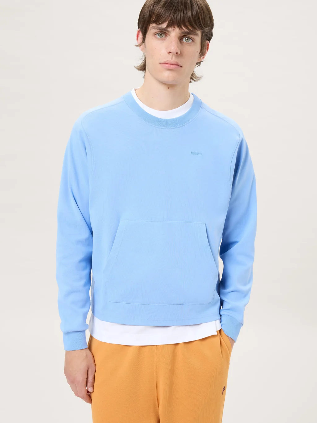 Pangaia Mens Double Jersey Sweatshirt - Lucid Sky