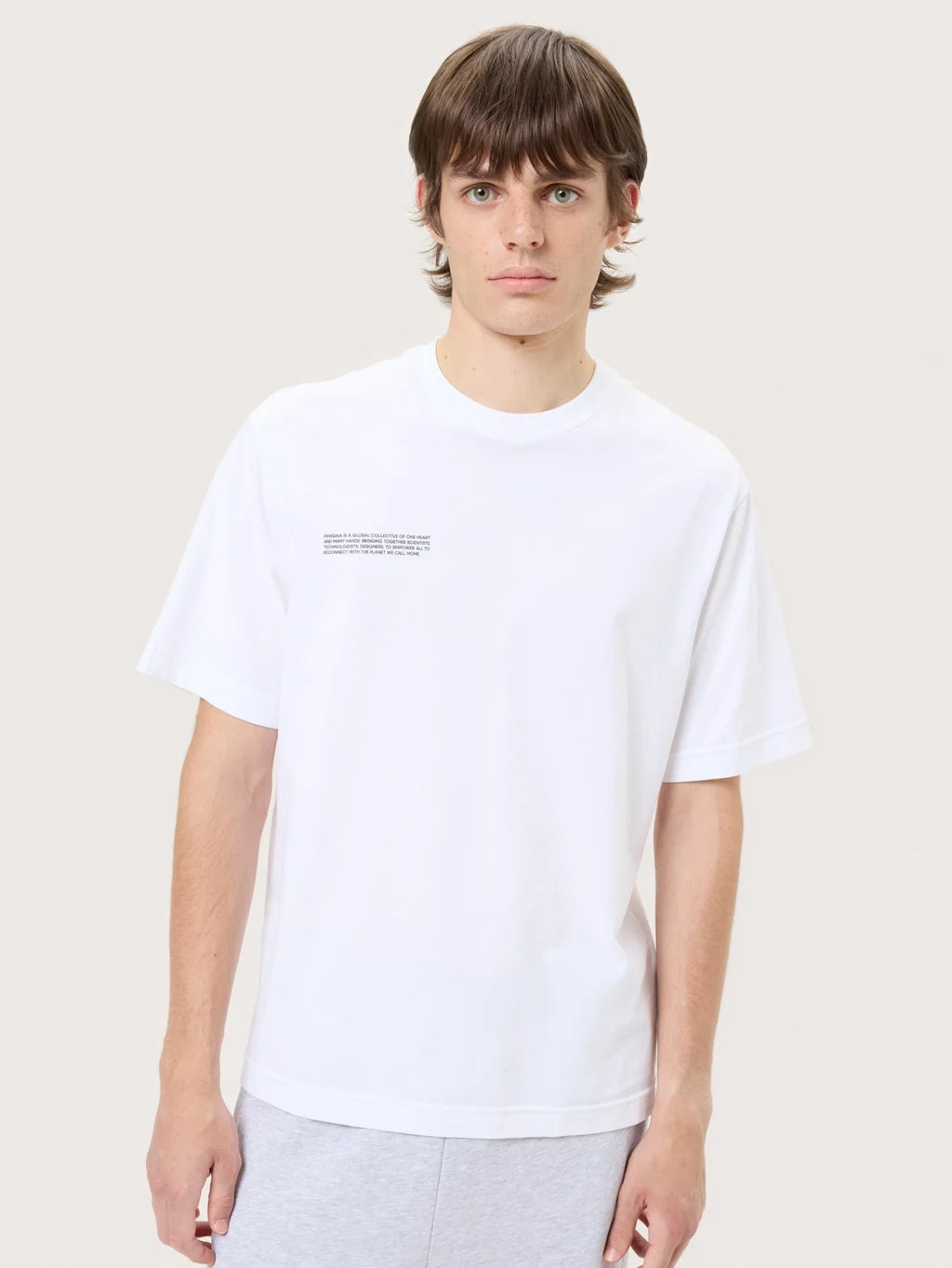 Pangaia Mens Midweight T-Shirt - White