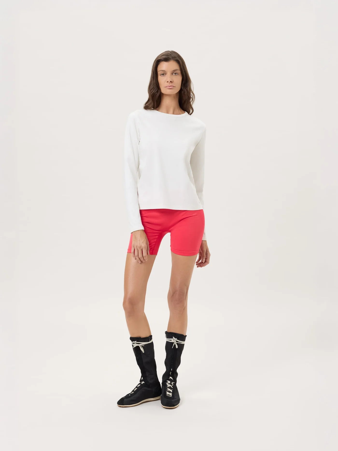 Pangaia Womens Bio-Based Cycle Shorts - Red