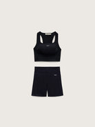 Pangaia Womens Bio-Based Tank Top and Cycle Shorts Bundle - Black