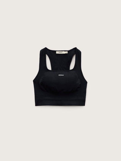 Pangaia Womens Bio-Based Tank Top and Cycle Shorts Bundle - Black