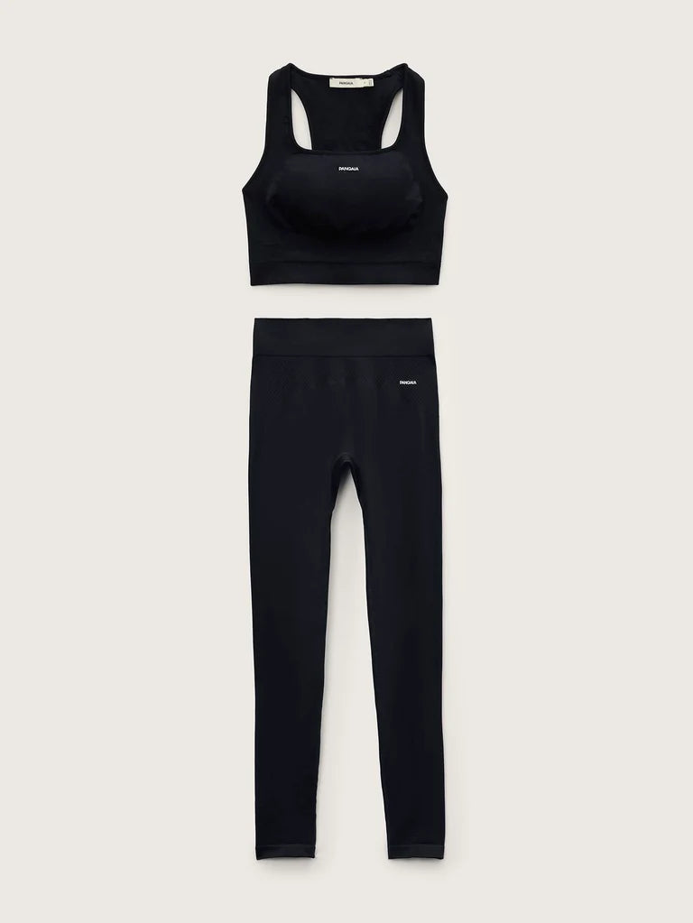 Pangaia Womens Bio-Based Tank Top and Leggings Bundle - Black