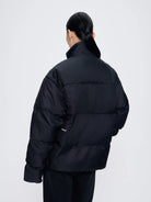 Pangaia Womens Black FLWRDWN Bomber Jacket