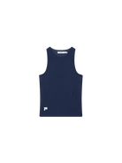 Pangaia Womens Court Side Tank Top - Granite Navy