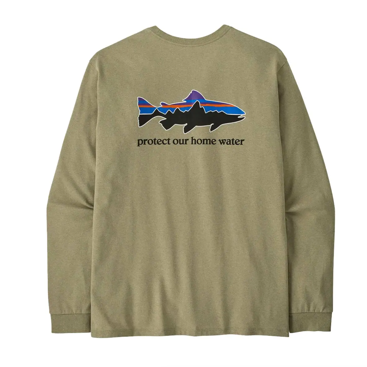 Patagonia Long Sleeved Home Water Trout Responsibili-Tee T-Shirt