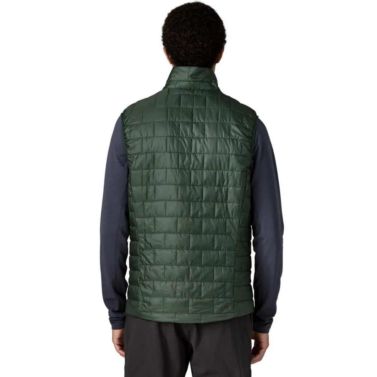 Patagonia Nano Puff Quilted Vest in Treeline green