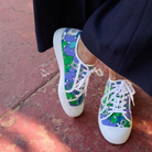 Penelope Chilvers Bliss Chelsea Cotton Plimsoll