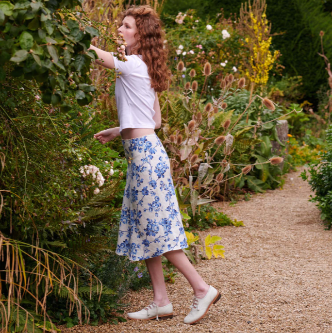 Penelope Chilvers Charleston Leather Shoe in White
